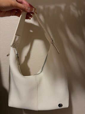 Hobby Lobby White Small Leather Shoulder Purse 🤍